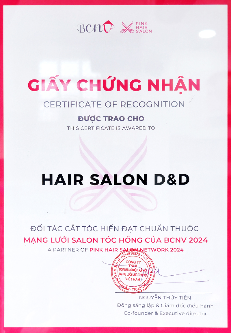 Đối tác hiến tóc đạt chuẩn